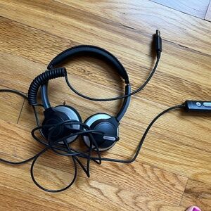 Headset microphone combo